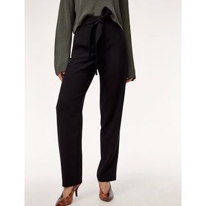 FINAL PRICE Wilfred tie-front high-waisted pant